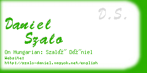 daniel szalo business card